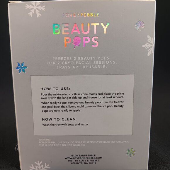 Love & Pebble Beauty Pops Cold Double Pop Face Mask Ice Tray - Picture 4 of 4